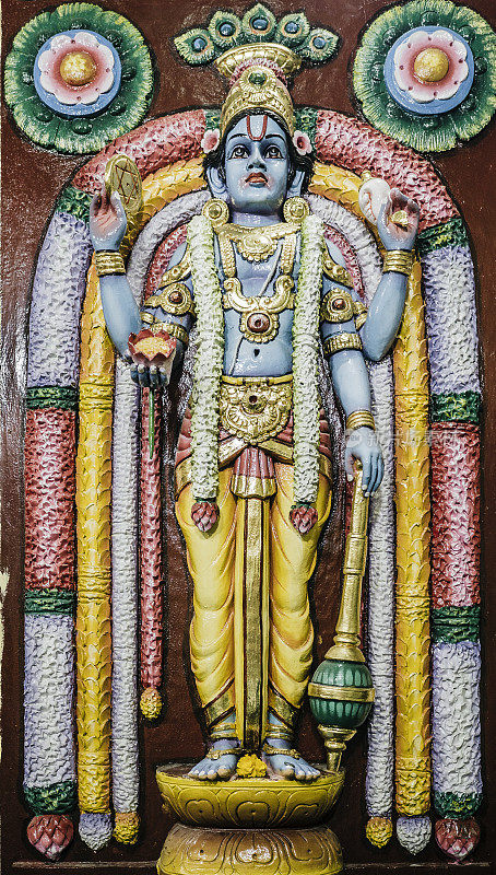 印度教毗湿奴神Vadapathira Kaliamman寺庙新加坡